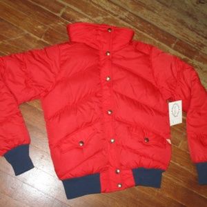 VINTAGE NORTH FACE BROWN LABEL DOWN PUFFER COAT